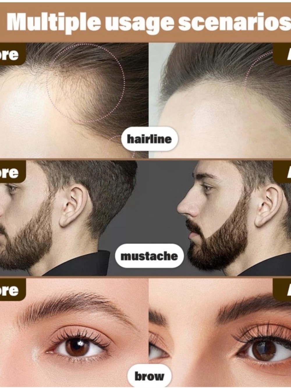 Root Touch Up
Hair Color Powder
For Concealing Hair CRLY Hairline Powder Compact - Picture 5 of 5